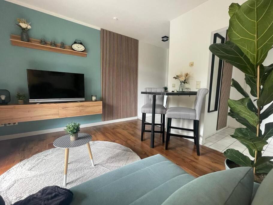 Modernes Apartment In Chemnitz Dış mekan fotoğraf