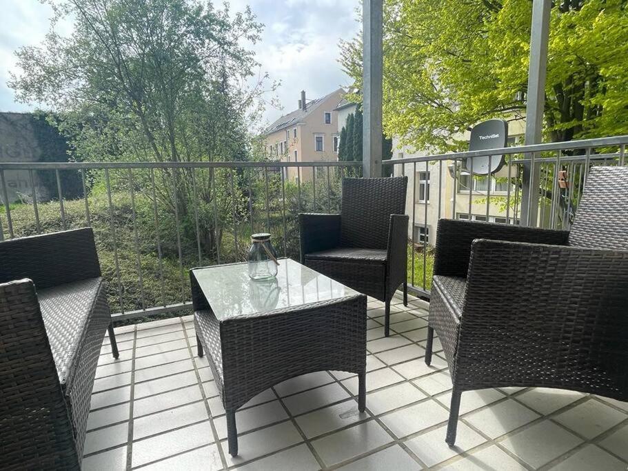 Modernes Apartment In Chemnitz Dış mekan fotoğraf